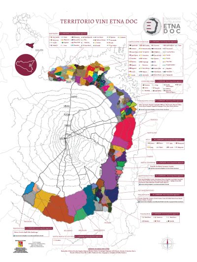 La nuova Mappa della DOC Etna